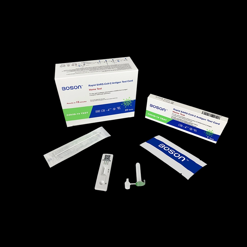 Boson Rapid SARS-CoV-2 Antigen Test Card FDA EUA Certificated covid 19 home test kit CIF USA