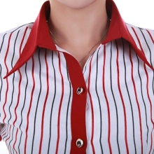 stripes fast food restaurant service staff uniform