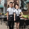 fashion England uniform waiter waitress shirt apron