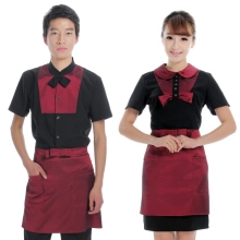 summer fine fabric hotel workswear uniform