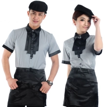 fashion coffee bar summer short sleeve uniform
