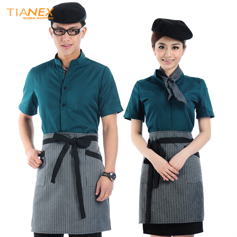casual design waiter waitress uniform coat discount