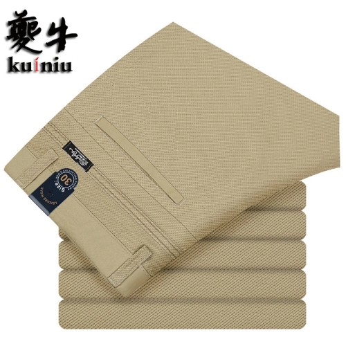 2015 summer thin cotton fabric business men's pant trousers
