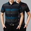 wide stripes summers casual men shirt