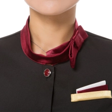 long sleeve Asian design hotel bar waiter waitress uniform