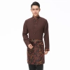 waiter uniform shirts dragon print apron