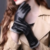fashion fleece sheepskin winter gloves