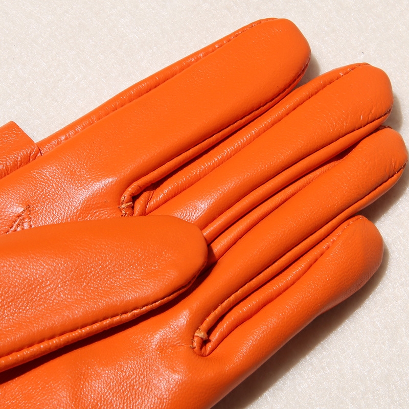 Europe design sheepskin women gloves
