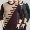 100% long mink velvet fleecy sweater for men design