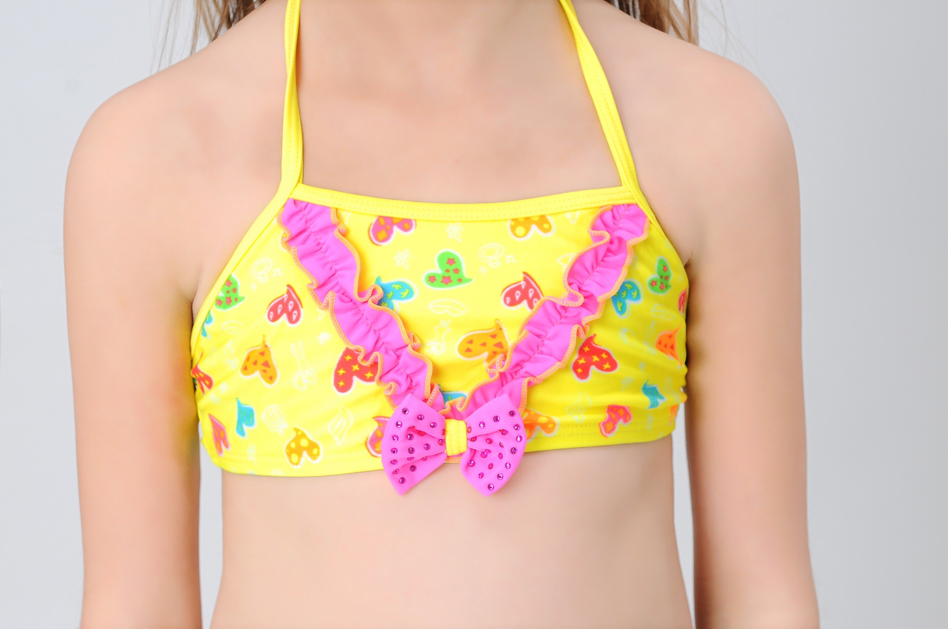 high quality child swimwear wholesale girl swimsuit bikini