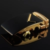 gloden color leopard metal belt buckle