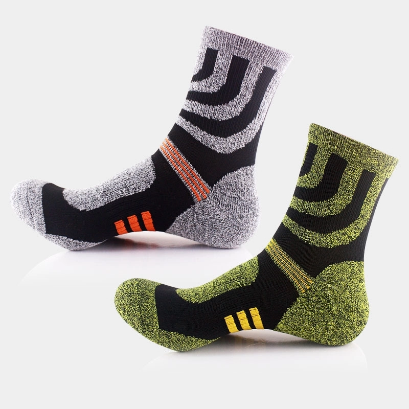 thicken hem outdoor race cotton socks