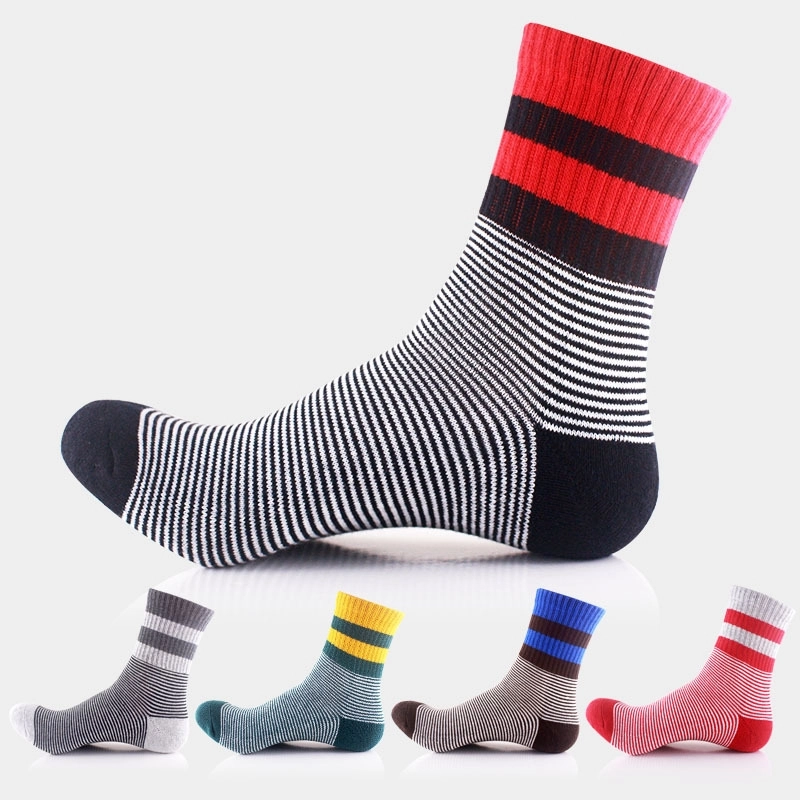 autumn winter thicken outdoor sports design men cotton socks