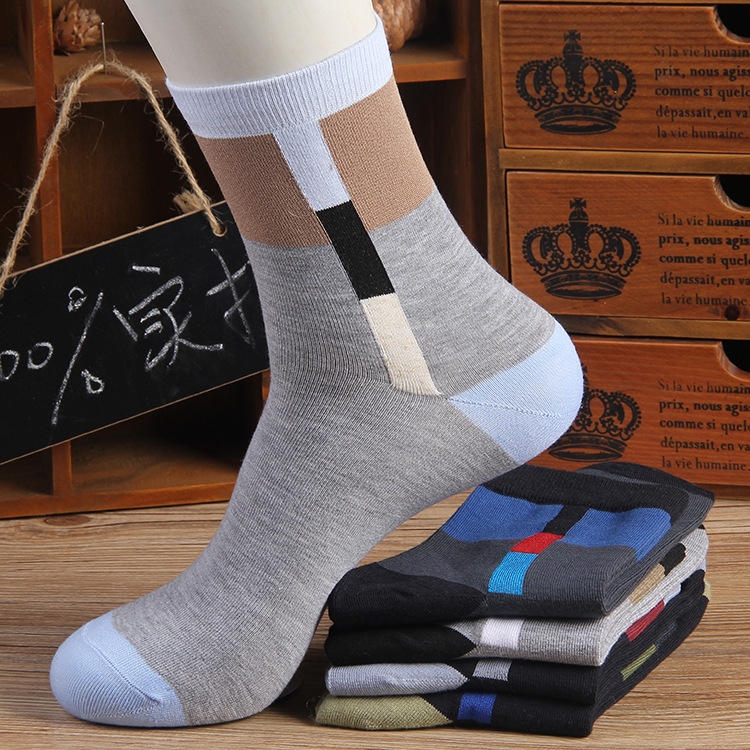 dot formal design cotton bsiness men socks