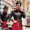 restaurants coffee bar waiter waitress uniform shirt + apron