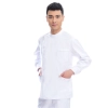 right side opening male dentist long sleeve uniform jacket suityou