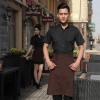 fashion France style KTV KFC restaurant waiter uniform Color black men