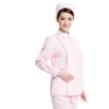 fashion design long sleeve nurse blouse + pant uniform