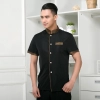 China uniform customization waiter waitress uniform Color black men