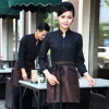 casual Korea design  autumn bar waiter uniform Color women coffee