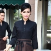 coffee food service restaurants staff uniform workwear waiter Color women black