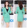 candy colors hotel office desktop staff uniform skirt suits work wear for women