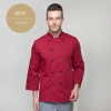 Europe America design short/ long sleeve unisex cook coat chef uniform