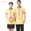 summer design coffee house waiter (shirt apron) uniform set