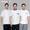 solid dessert shop coffee party waiter uniform set