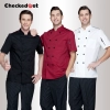 summer short sleeve unisex chef coat