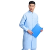 2017 long sleeve officer collar dentist doctor uniform men coat Color Blue