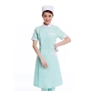 white collar short sleeve long coat for nurse hospital doctor