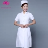 long sleeve women nurse coat hospital uniform Color white short sleeve