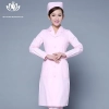 pedal collar long sleeve medical care uniform nurse coat drugstore coverall Color pink long sleeve