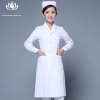 pedal collar long sleeve medical care uniform nurse coat drugstore coverall Color white long sleeve