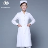 long sleeve women nurse coat jacket lab coat Color white long sleeve