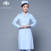 long sleeve women nurse coat jacket lab coat Color light blue long sleeve