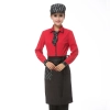 Europe restaurants coffee bar waiter waitress uniform wholesale