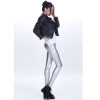 sexy low waist PU leather young girls legging pant