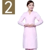 winter high quality long sleeve front opening nurse doctor coat uniform