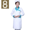 winter high quality long sleeve front opening nurse doctor coat uniform