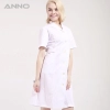 shawl collar short sleeve women nurse coat uniforms