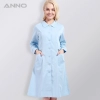 long sleeve Peter pan collar  medical care center nursing uniforms coat