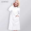 long sleeve Peter pan collar  medical care center nursing uniforms coat