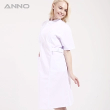 short sleeve stand-up collar medical care nursing uniforms coat