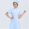new arrival hospital medical nurse coat short sleeve Color short sleeve light blue