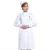 new arrival hospital medical nurse coat short sleeve Color long sleeve white
