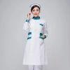new arrival hospital medical nurse coat short sleeve Color long sleeve green collar