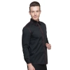 fashion waiter short / long sleeve shirt restaurant uniforms Color men long sleeve black