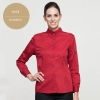 long sleeve solid color waiter shirt restaurant uniform